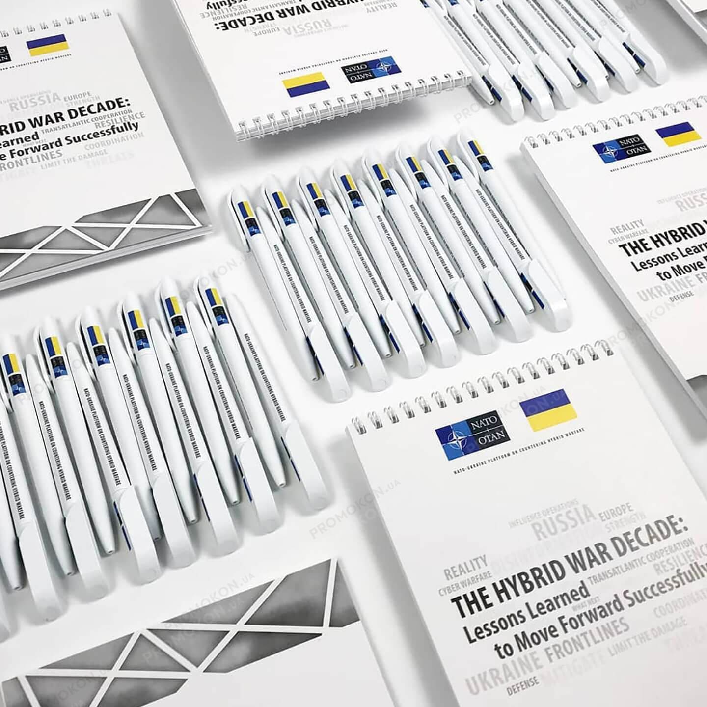 Комплект брендованих ручок для бізнесу від Друкарні ДРУКВА